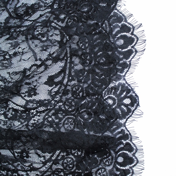 New! Black Lace Beach Cover Up Dress Boho - Picture 8 of 8